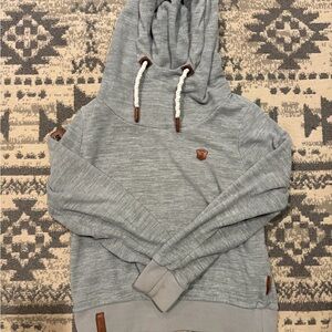 Naketano Gray Fleece Hoodie